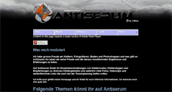 Desktop Screenshot of antiserum.eu